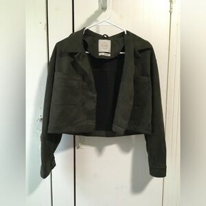 Stoosh Dark Green Women's Utility Jacket